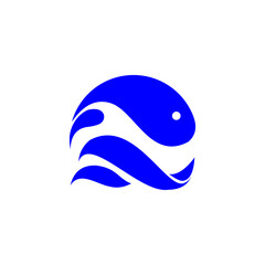 fish logo abstract