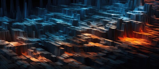 realm of digital design, an abstract geometric pattern with a mesmerizing texture captures...