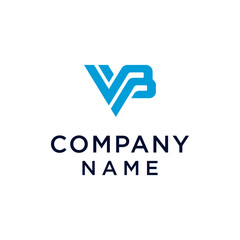 Initial V ,B ,VB ,BV Letter Logo Design