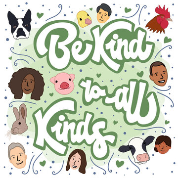Diverse Harmony - Be Kind to All Kinds (3 Variations) PNG