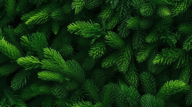 Top_down_tree_background_banner_Christmas_tree_branc