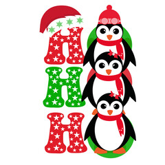 santa claus with snowman