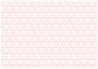 並んだ立方体のシームレスな背景（ピンク）
