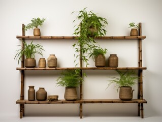 Eco-Friendly Bamboo Shelves