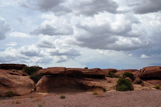 rocks in the desert