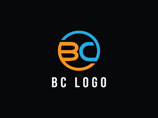bc logo business bc logo design vector icon ,modern business creative logo bc.