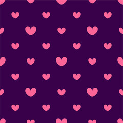 seamless pattern with hearts