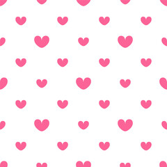 seamless pattern with hearts