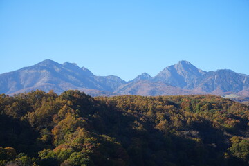 Autumn Landscape of Yatsugatake in Yamanashi, Japan - 日本 山梨県 八ヶ岳 紅葉