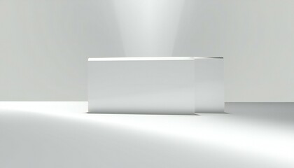 Fototapeta premium empty room with white wall