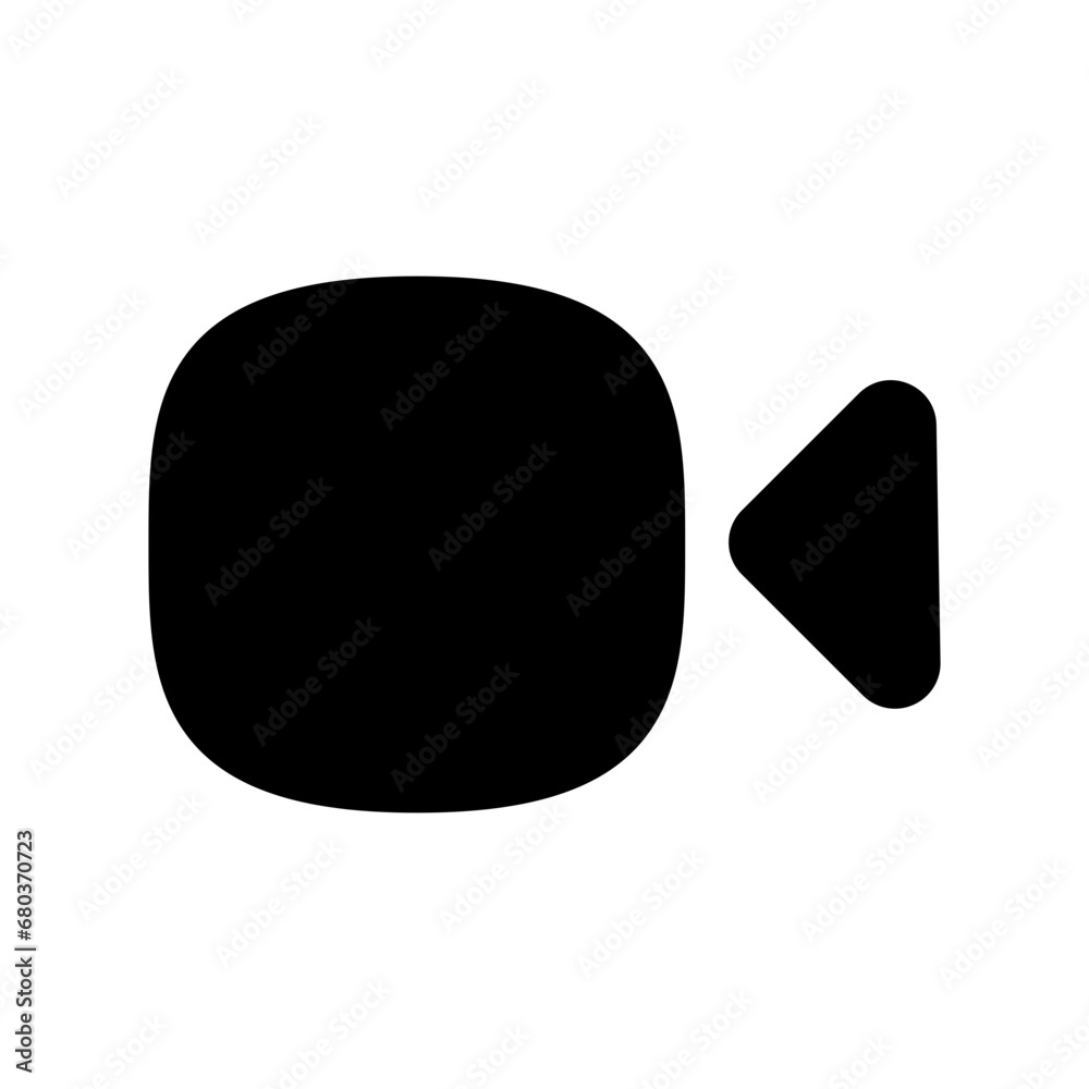 Poster camera video icon. video camera icon button for streaming , facetime icons video call symbol. cinema