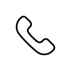 phone call icon button, Contact us telephone sign - communication icons. web vector icon