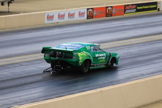 Funny car Drag racing event at Summit Motorsports Park. Norwalk, Ohio, USA - August 15