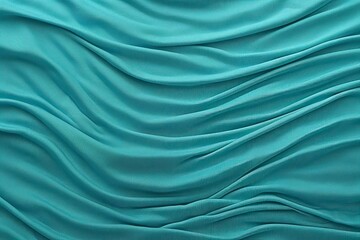 Cyan Cool Tone: Fabric Texture Surface for Interior Wall Design