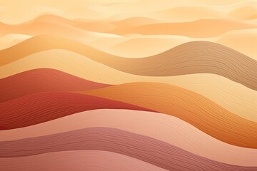 Fototapeta na wymiar Desert Color Palette Fabric Texture: Exquisite Surface for Interior Wall Design