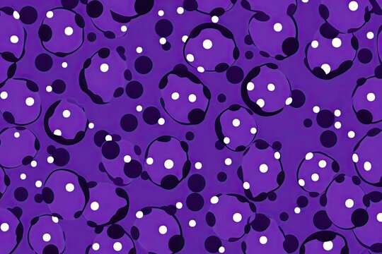 Grape Colored Wine Themed Seamless Dotted Background - Modern Design