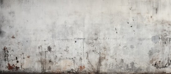 The old urban street wall, covered in grunge and stains, served as the background for the silver...