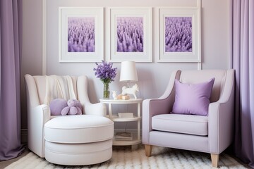 Lavender Bliss: Calming and Sweet Baby Nursery Design