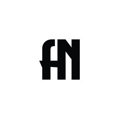 Fototapeta premium An letter logo for your company and business. 