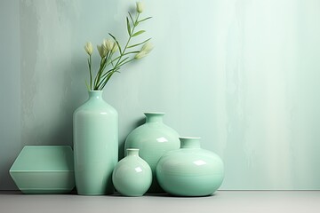 Mint Crush: Captivating Matte Glass Effect in Refreshing Green