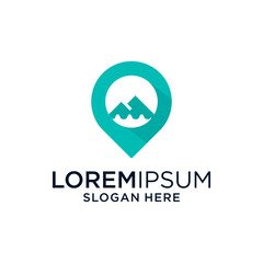 mountain location logo