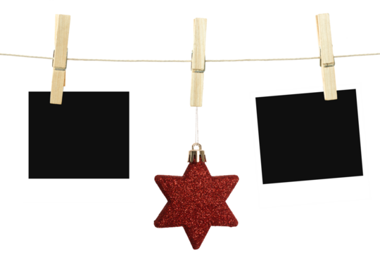 Digital png illustration of polaroid photos on transparent background - Powered by Adobe