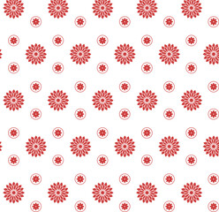 Digital png illustration of red pattern of repeated shapes on transparent background