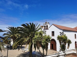 the church called "Nuestra Señora de La Luz" in Garafía (La Palma, Canary Islands, Spain)