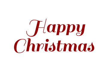 Digital png claret text of happy christmas on transparent background