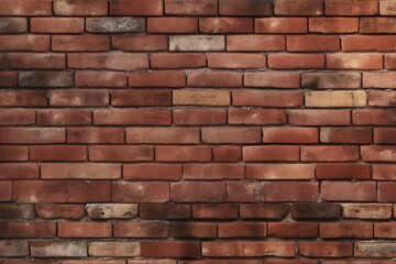 2D red brick wall texture background