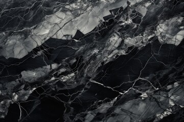Black, grey and white marble texture background for wallpaper