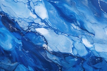 Blue and white marble texture background