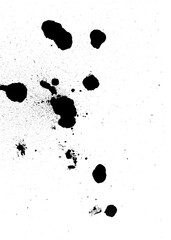 Digital png image of black stains on transparent background