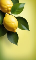Abstract lemon background 