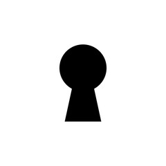 Keyhole icon, Door key hole button. Lock icon set. privacy icon , secure private security icons - padlock icon button. web vector icon