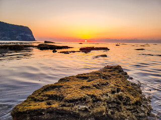 제주도 광치기해변 일출 (Sunrise at Gwanggichi Beach, Jeju Island)