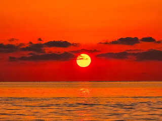 제주도 광치기해변 일출 (Sunrise at Gwanggichi Beach, Jeju Island)