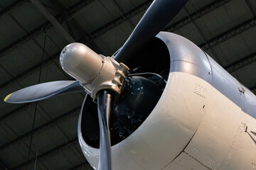 closeup of a propeller