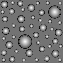 Abstract background with black and white gradient circle design. Decorative background