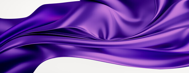 Purple Silk Waves