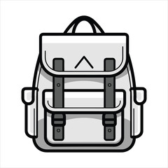 school bag vector icon