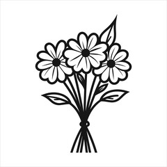 vector flower icon