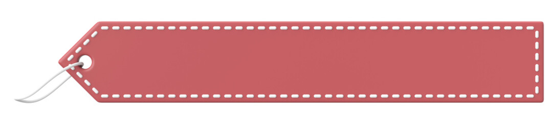 Title label. Header label. 3D illustration.