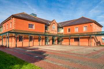 Naklejka premium The Magistrates Court building in Llandudno, Conwy, North Wales.