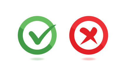 Check mark icon illustration 