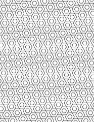 Fototapeta premium Hexagon Vector Abstract Geometric Technology Background. Halftone Hex Retro Simple Pattern. Minimal Style Dynamic Tech Wallpaper. Vector Formats