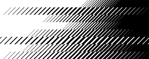 Smooth vector transitons from black to white with straight broken lines. Modern vector background for transition. Vector Formats Format Vektor