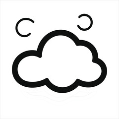 Rain icon vector