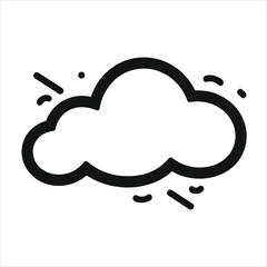 Rain icon vector