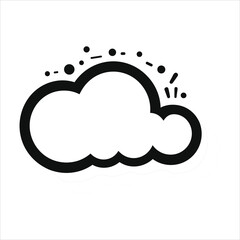 Rain icon vector